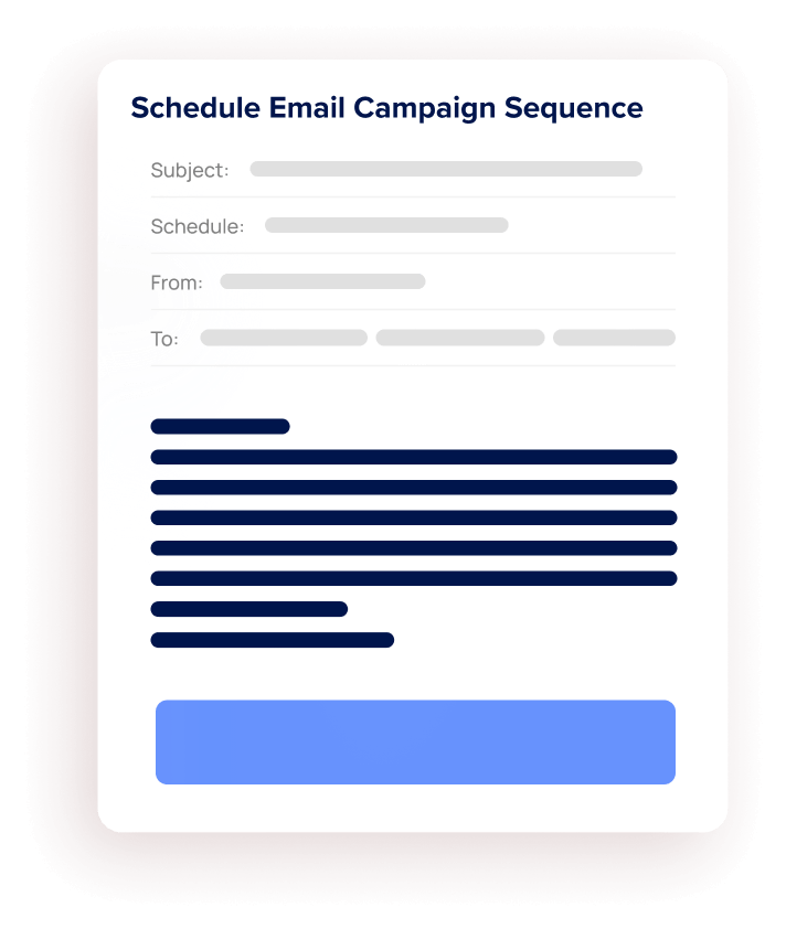 Talentely schedule email campaign sequence